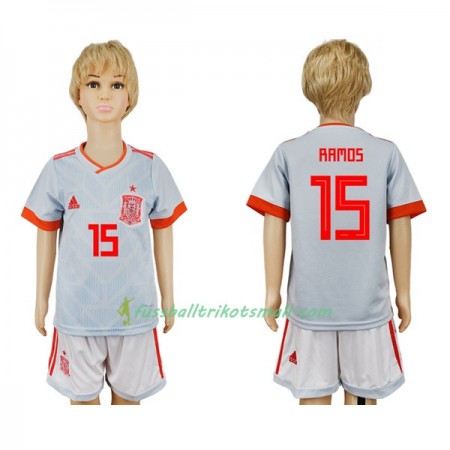 Fußballtrikots Spanien Sergio Ramos 15 Kinder WM 2018 Auswärts-trikot kaufen